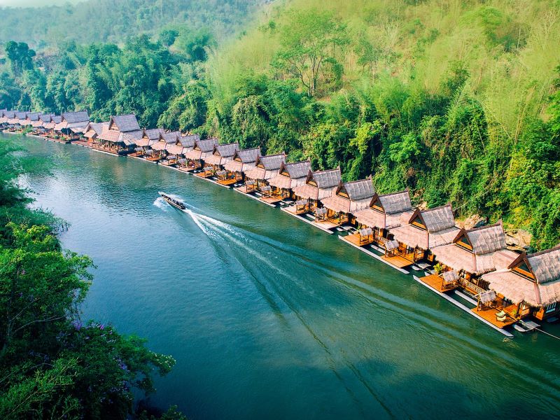 Chuyến du ngoạn thơ mộng đến Kanchanaburi, nơi lòng sông Kwai 