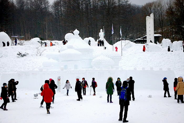 Các hoạt động nổi bật tại lễ hội tuyết Pyeongchang