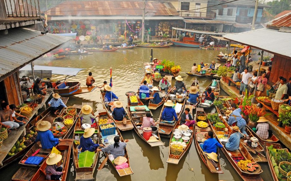 Chợ Nổi Damnoen Saduak